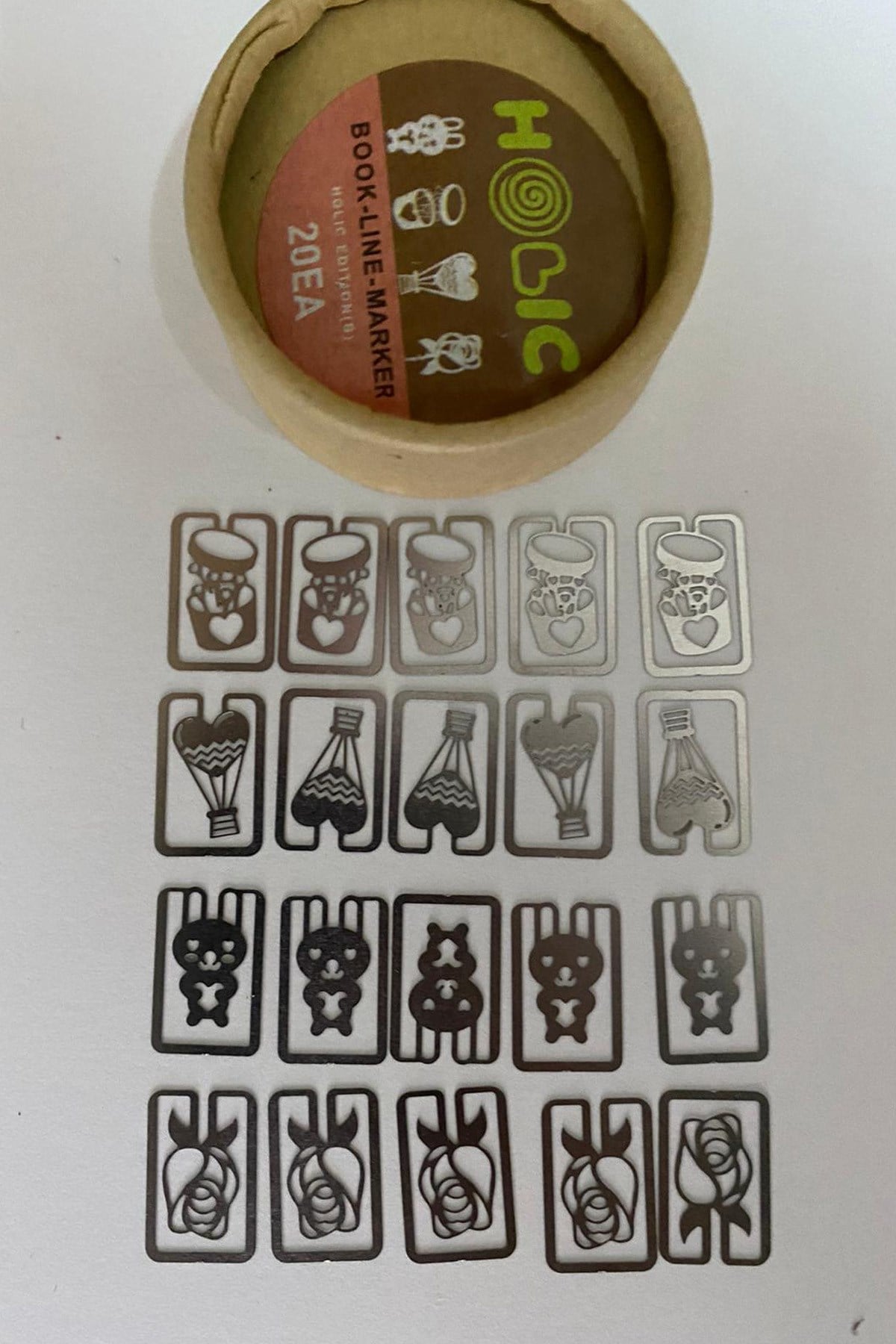 Metal Ataç - 20 Adet - 1,9 x 1,6 cm - Kutulu