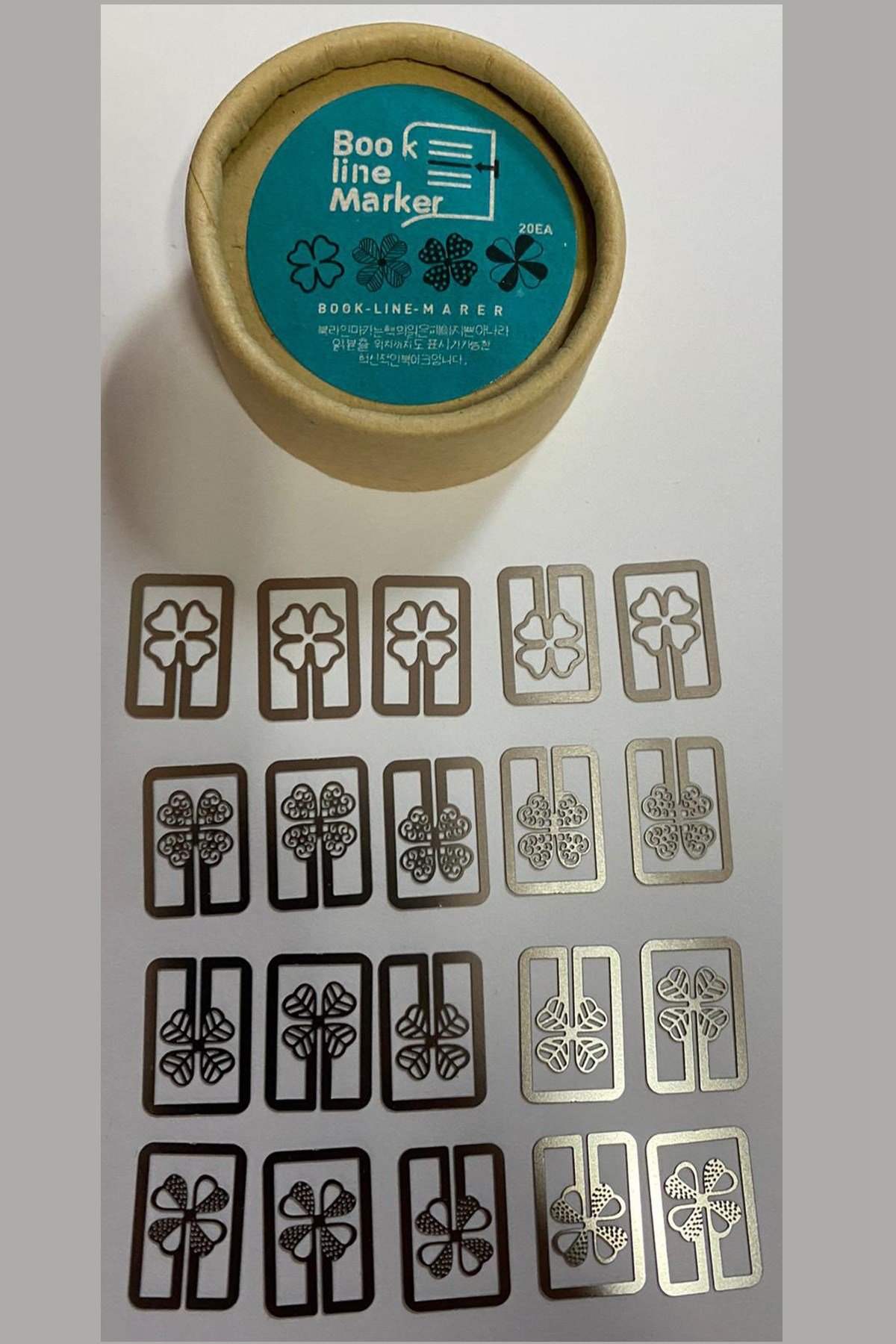 Metal Ataç - 20 Adet - 1,9 x 1,6 cm - Kutulu