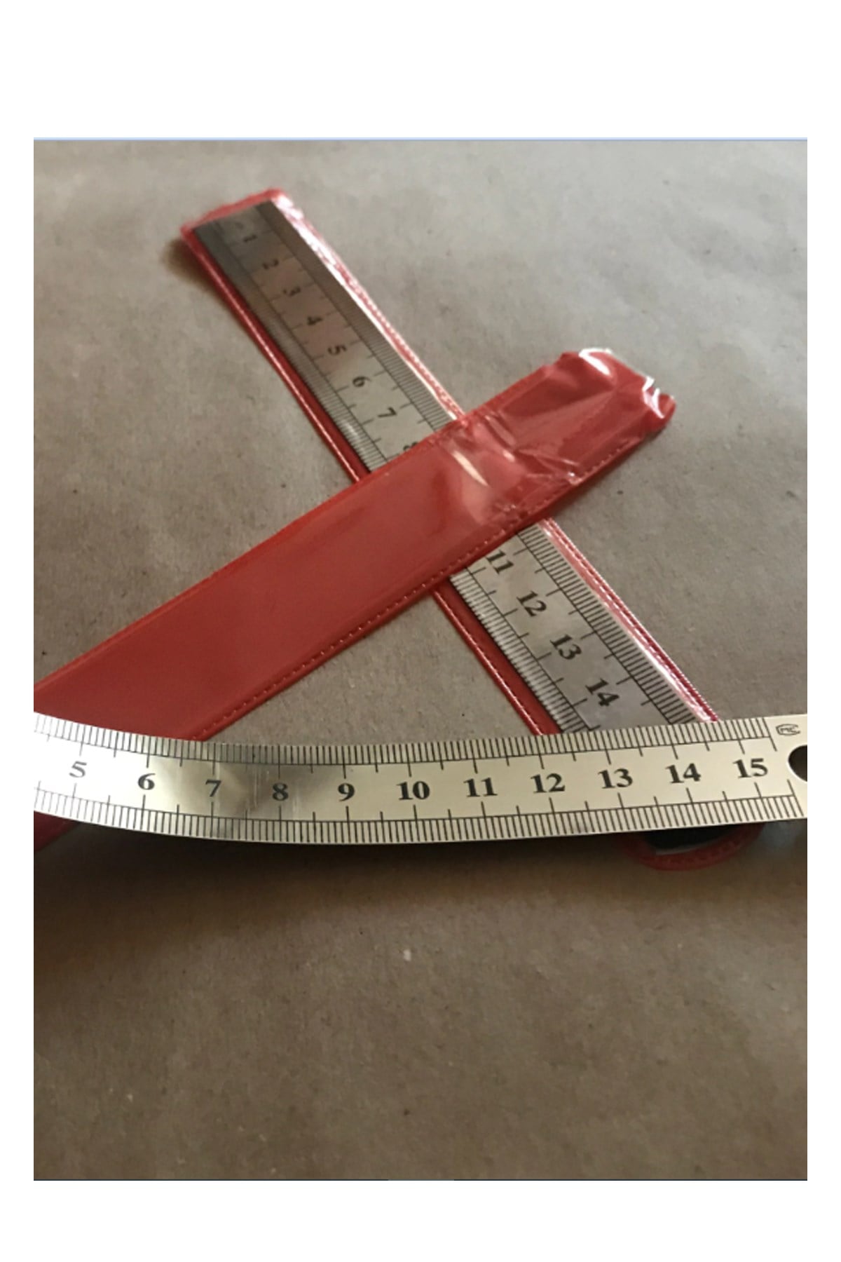 Metal Cetvel 20 cm ( Parlak Yüzey - CM ve İNÇ  )