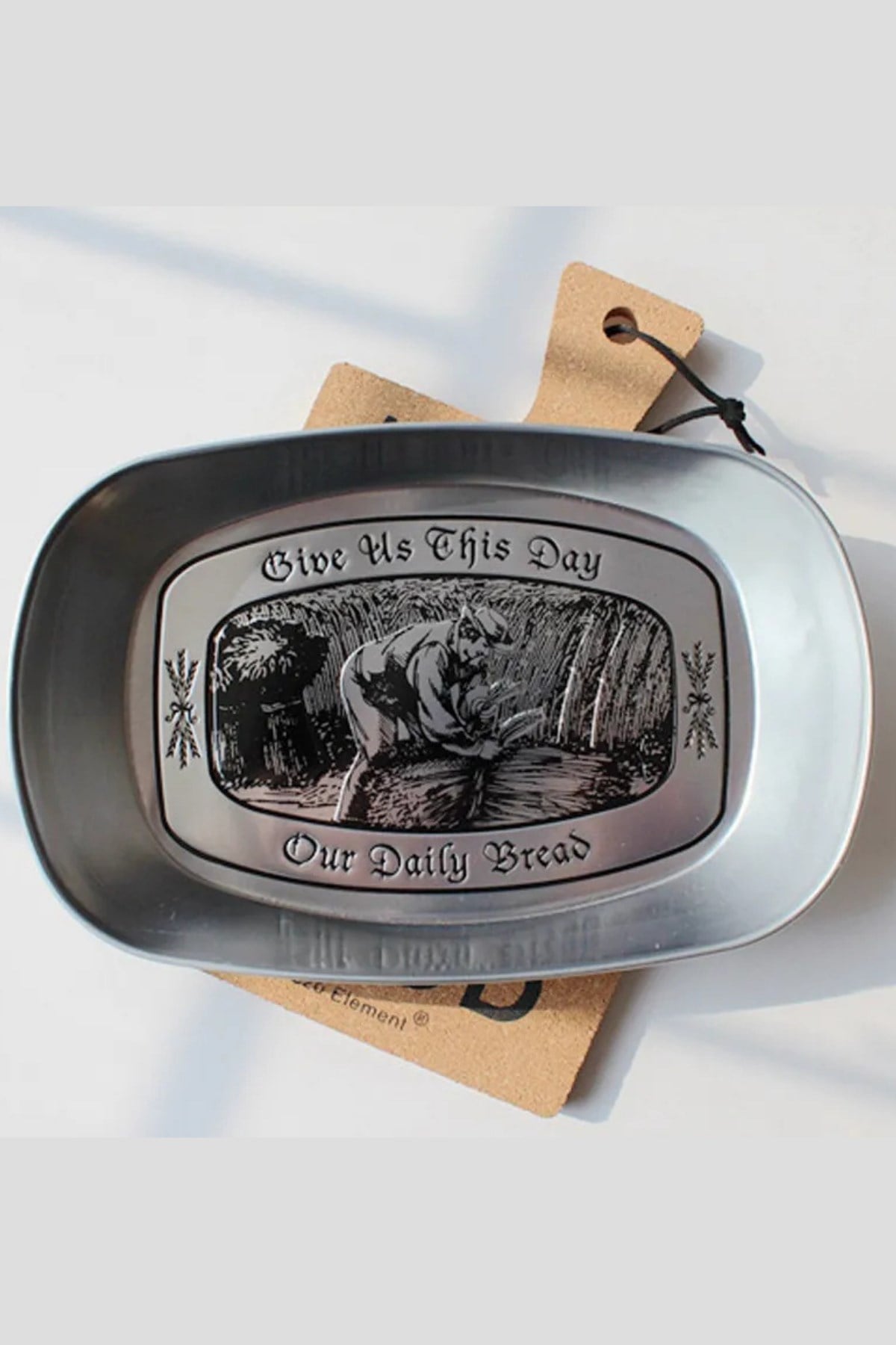 Meyve Tabağı Retro - Ekmek Tabağı 25x16 Cm (Çiftçi)