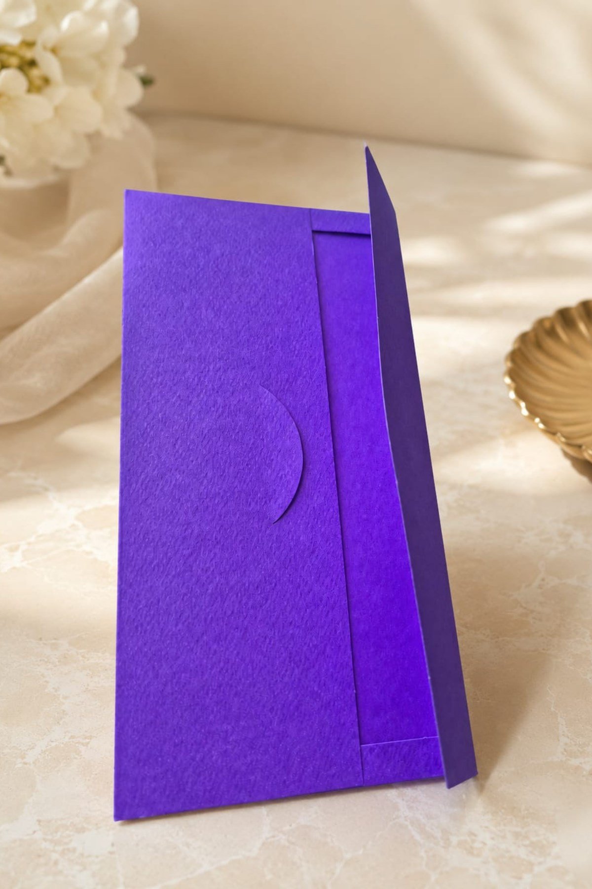 Renkli Dokulu Davetiye Zarfı 50 Adet 11*22cm 220gr (Baskısız boş Zarf)