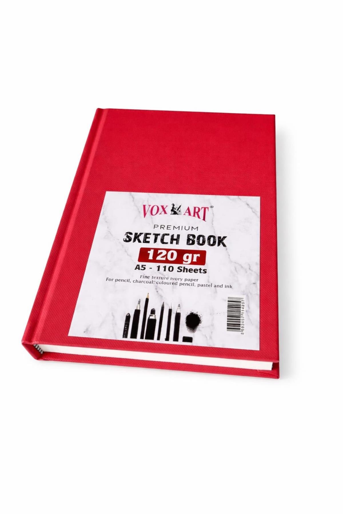 Sert Kapak Eskiz Çizim Defteri- A5 120gr. 110 yaprak