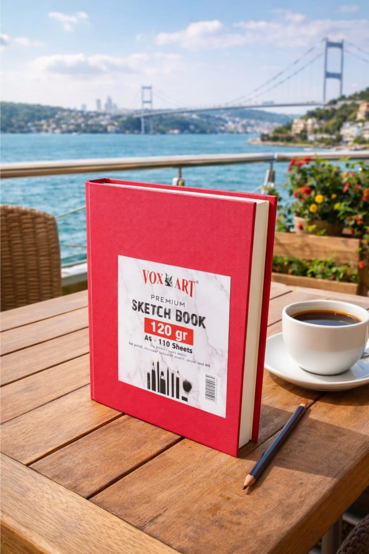 Sert Kapak Eskiz Çizim Defteri- A5 120gr. 110 yaprak