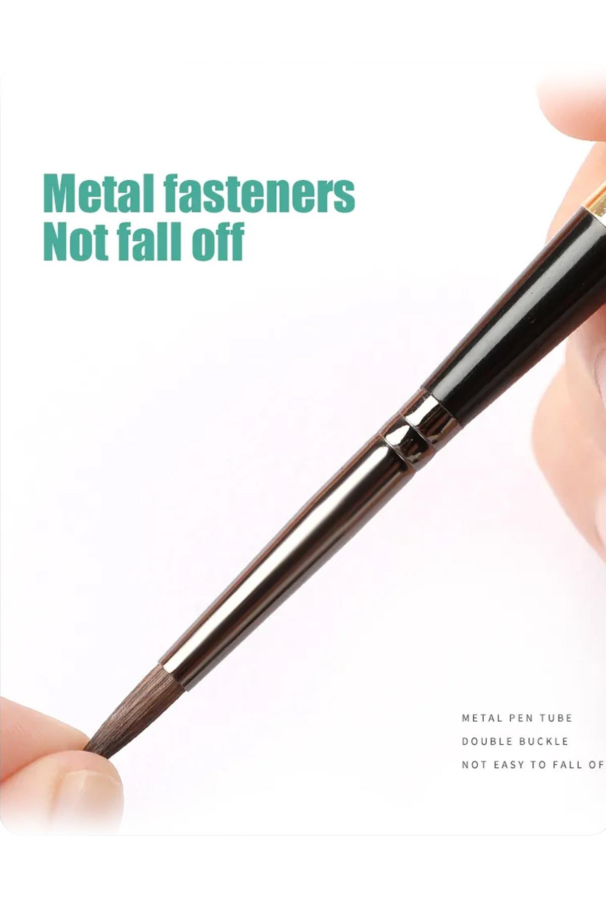 Seyahat Tipi Suluboya Fırça Seti Yuvarlak Uç