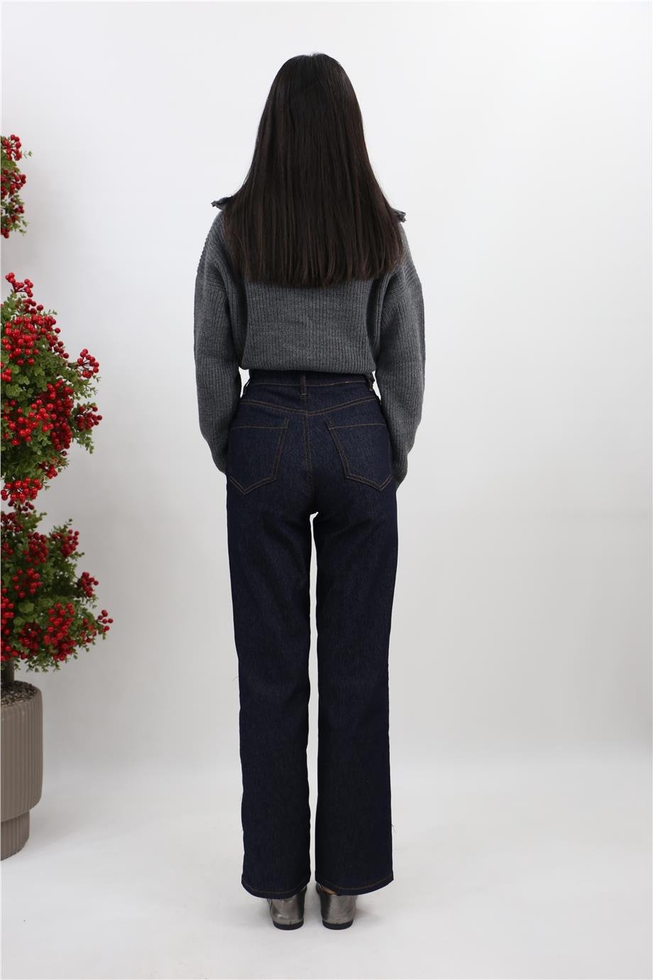 Denim Pantolon - Lacivert