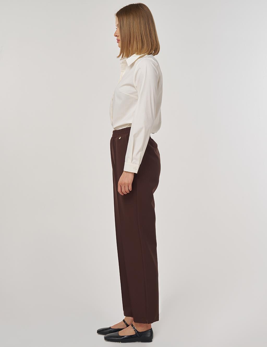 Kayra Cep Detaylı Klasik Pantolon KA-A25-19050 - K. Kahve