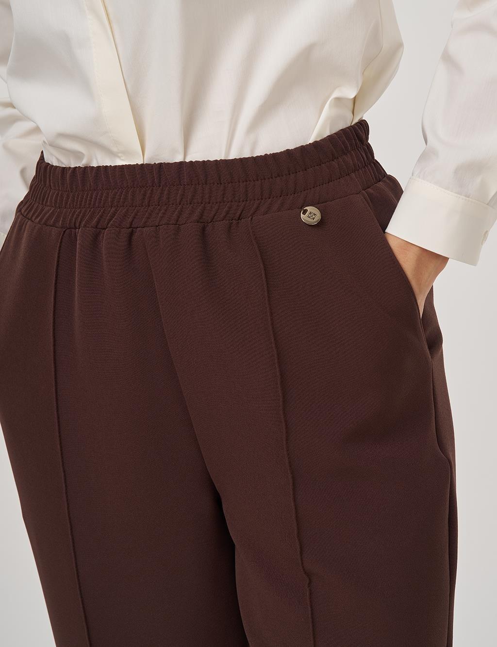 Kayra Cep Detaylı Klasik Pantolon KA-A25-19050 - K. Kahve