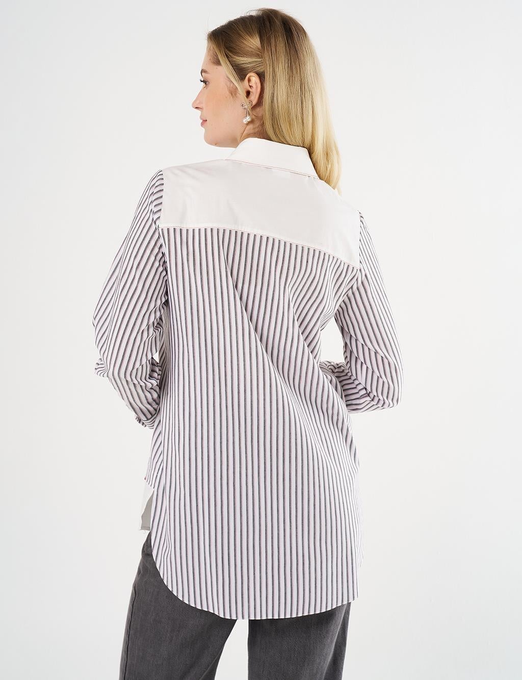 Kayra Tunik Detaylı Modal Tunik - Siyah