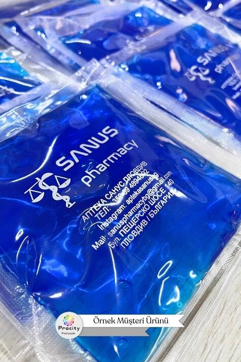 13 cm x 13 cm Baskılı Termojel