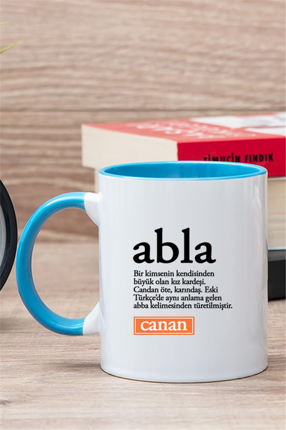 Abla Kelime Anlamı İçi Renkli Kupa Bardak