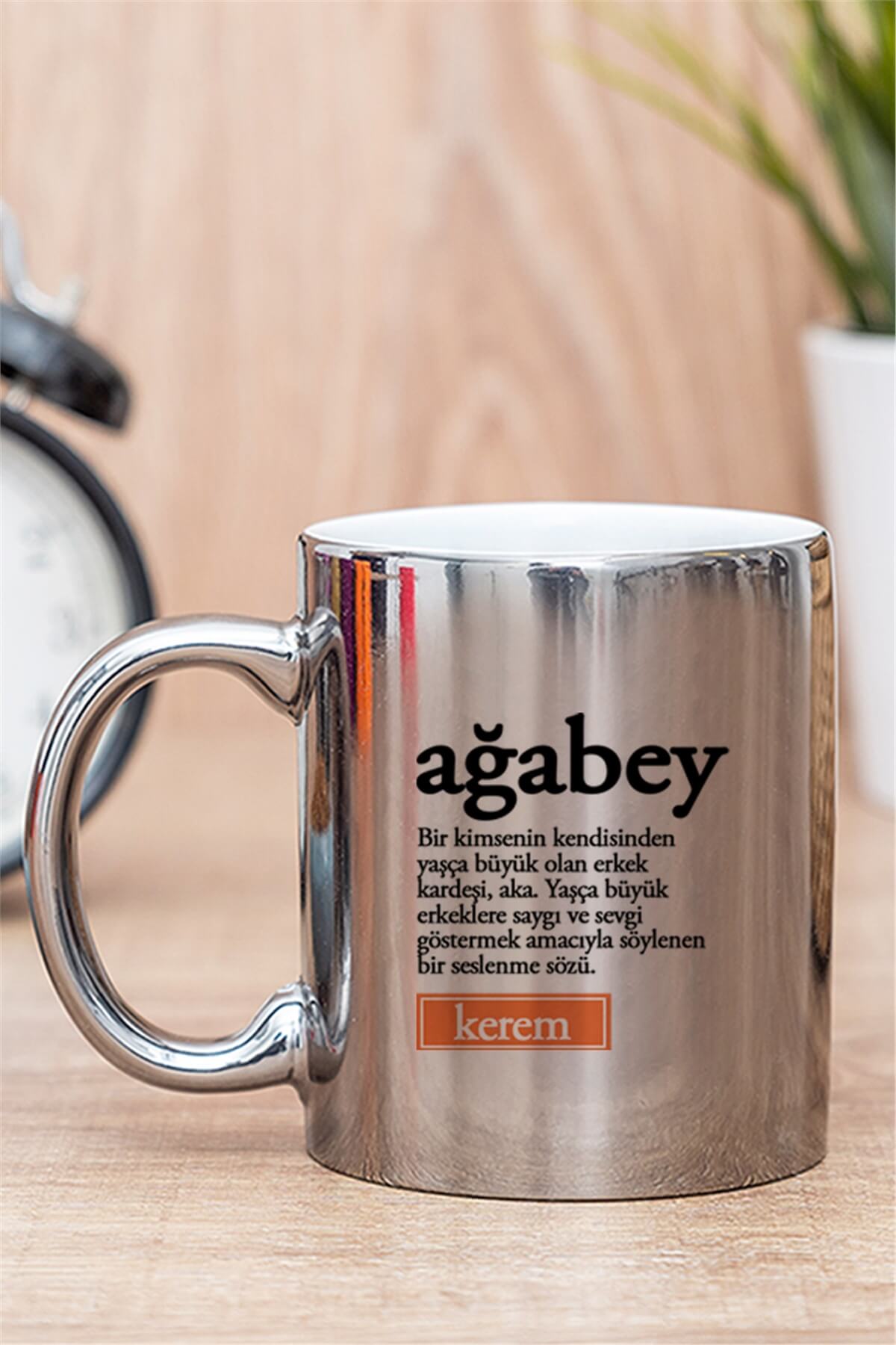 Ağabey Kelime Anlamı Gold - Silver Kupa Bardak