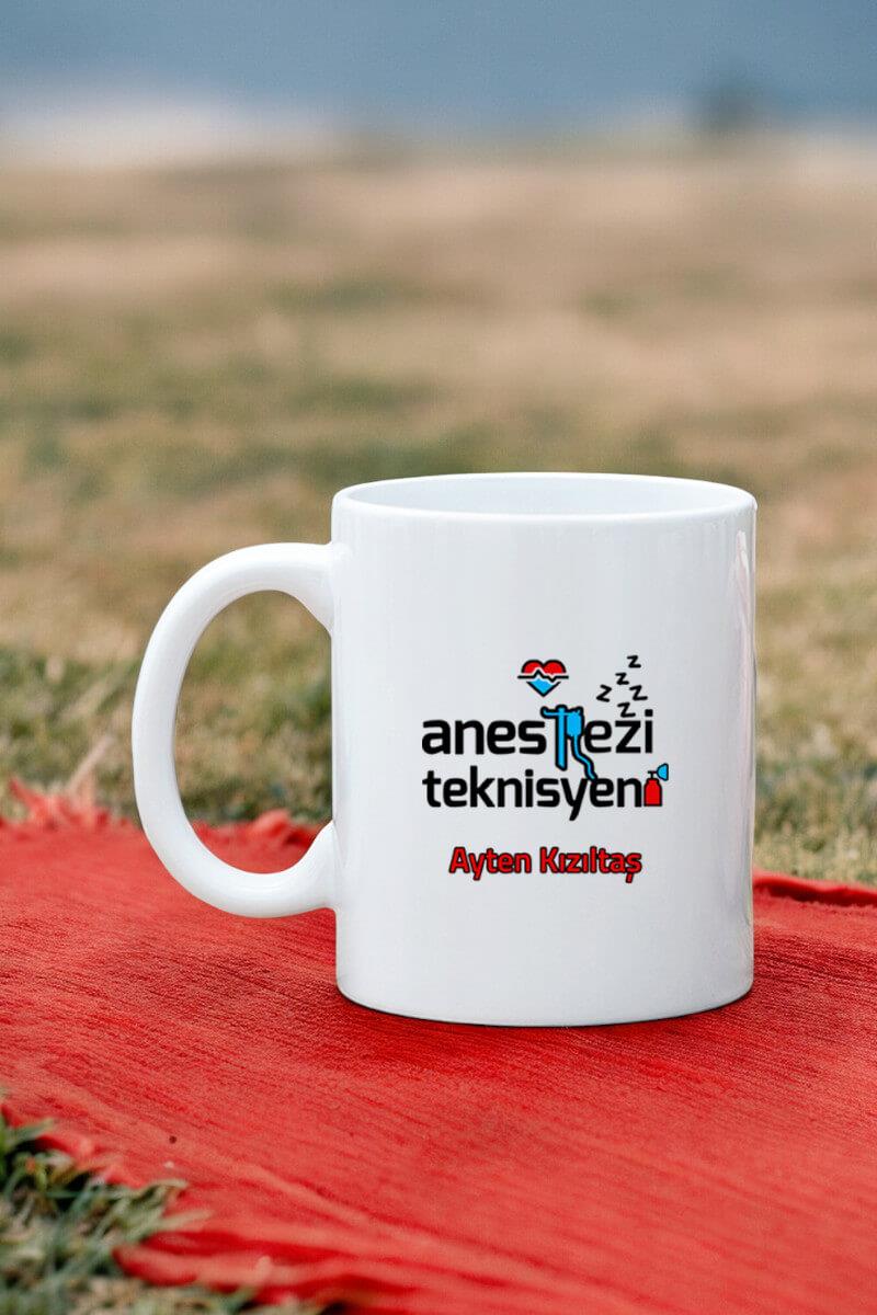 Anestezi Teknisyeni Beyaz Kupa Bardak