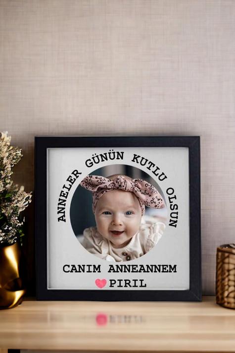 Anneanneye Hediye Fotoğraflı Kare Çerçeve