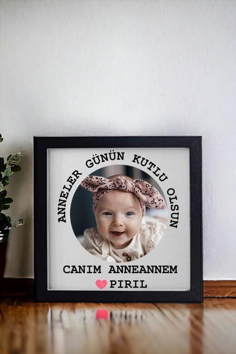 Anneanneye Hediye Fotoğraflı Kare Çerçeve