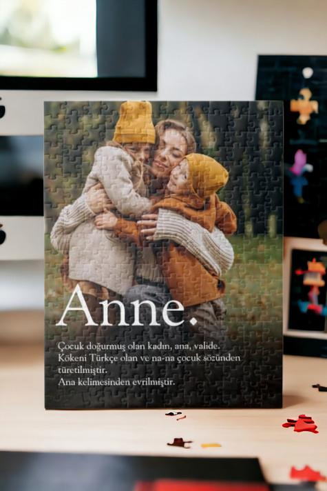 Anneye Anlamlı Anneler Günü Hediyesi Fotoğraflı Puzzle