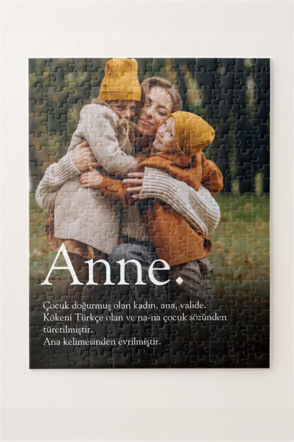 Anneye Anlamlı Anneler Günü Hediyesi Fotoğraflı Puzzle