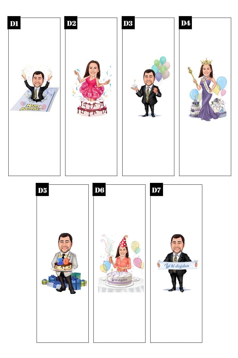 Arkadaşa Doğum Günü Hediyesi Karikatürlü Kahve Fincanı