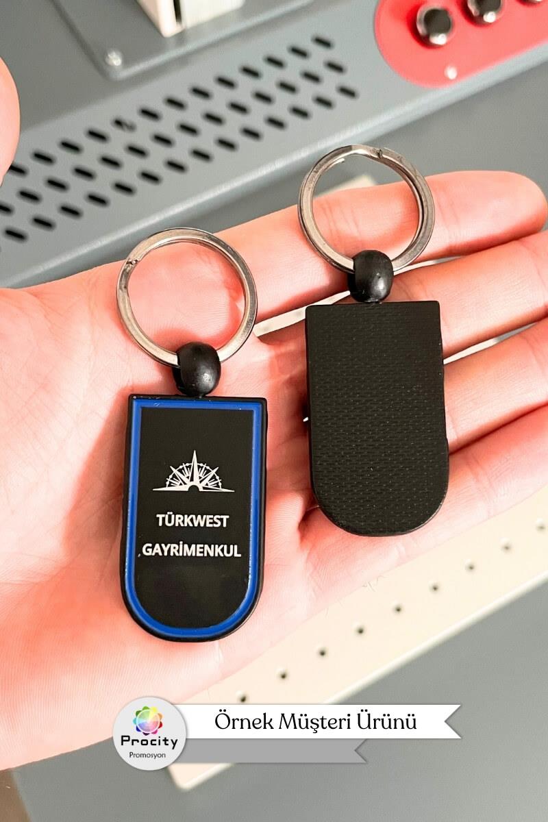 Arma Tasarım Renkli Metal Anahtarlık 5195-PETK