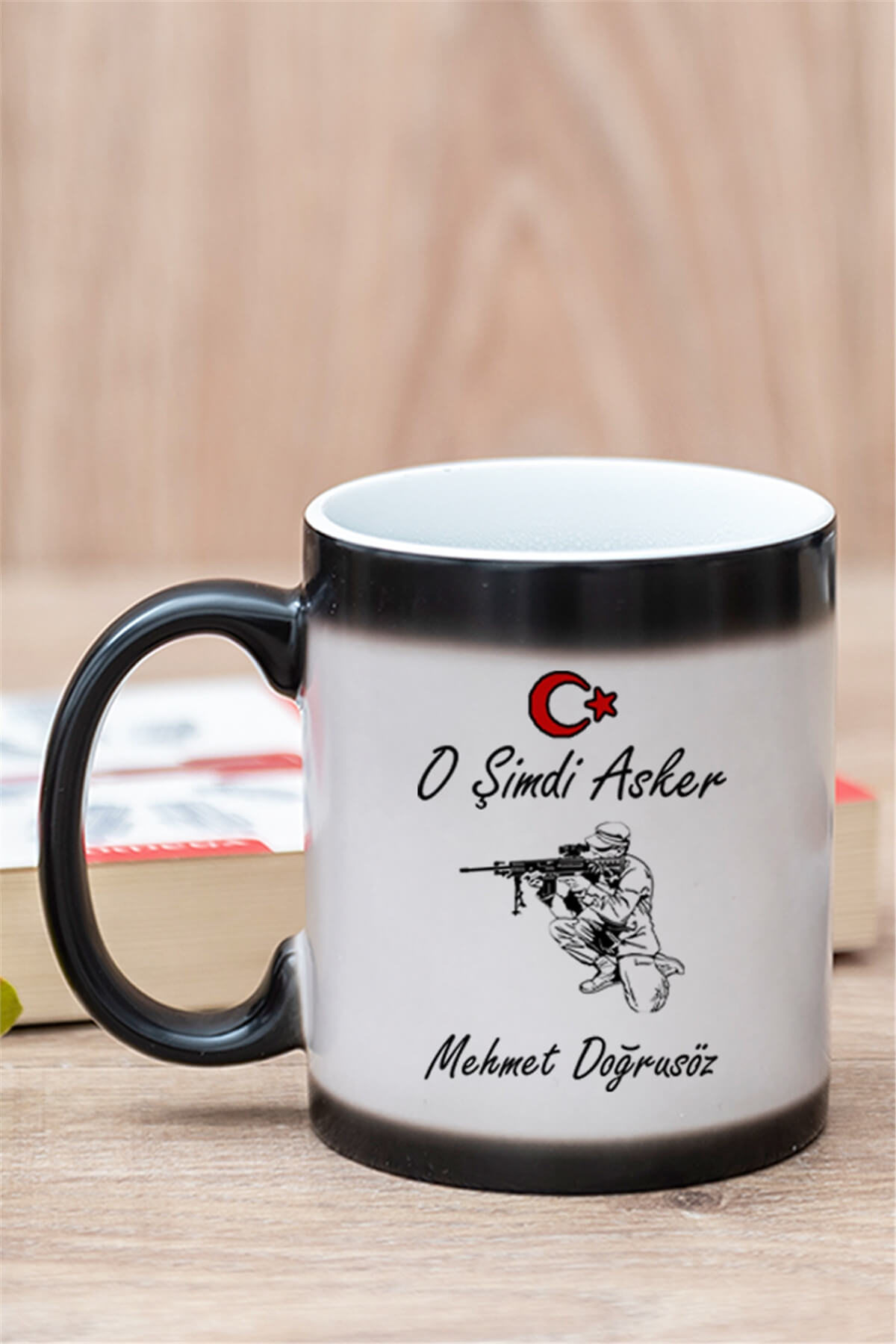 Askere Hediye Sihirli Kupa Bardak