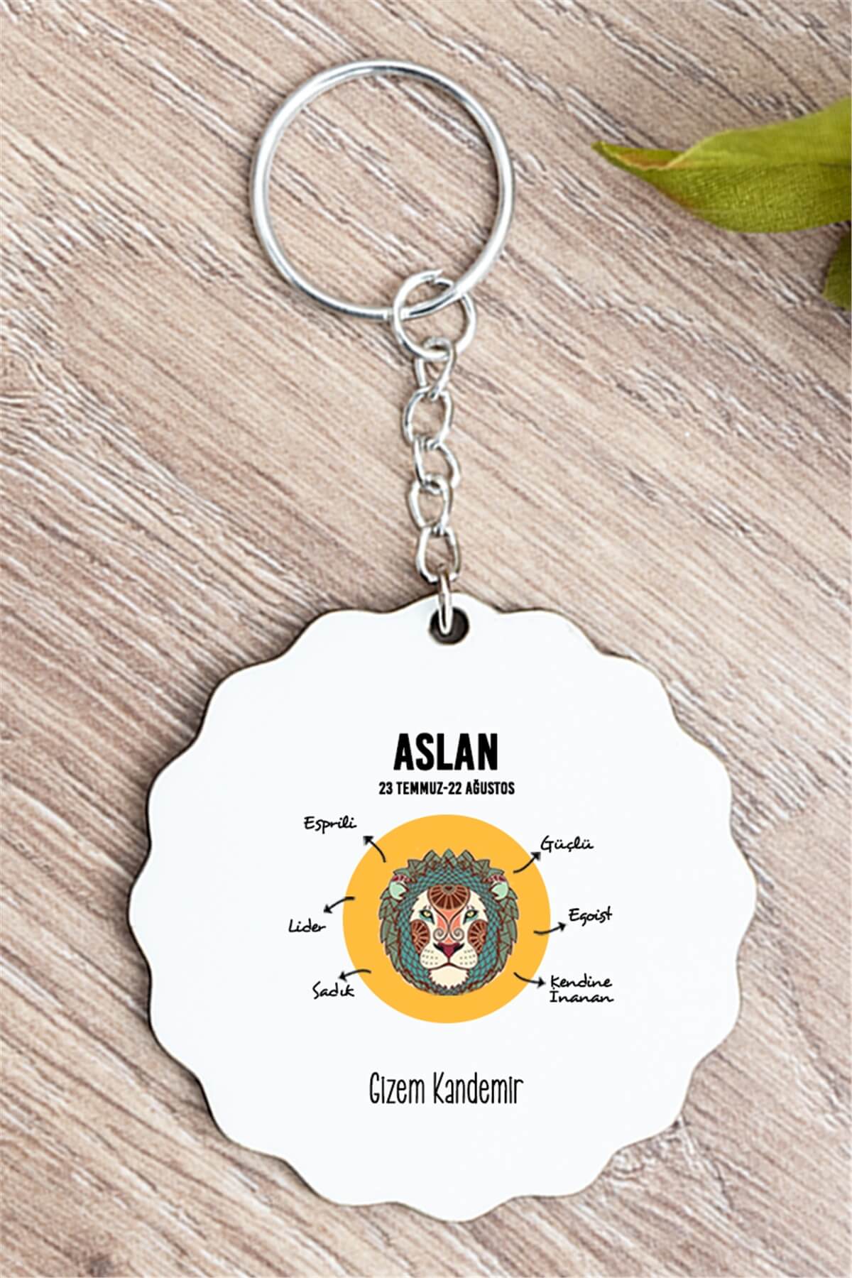 Aslan Burcuna Hediye  Anahtarlık