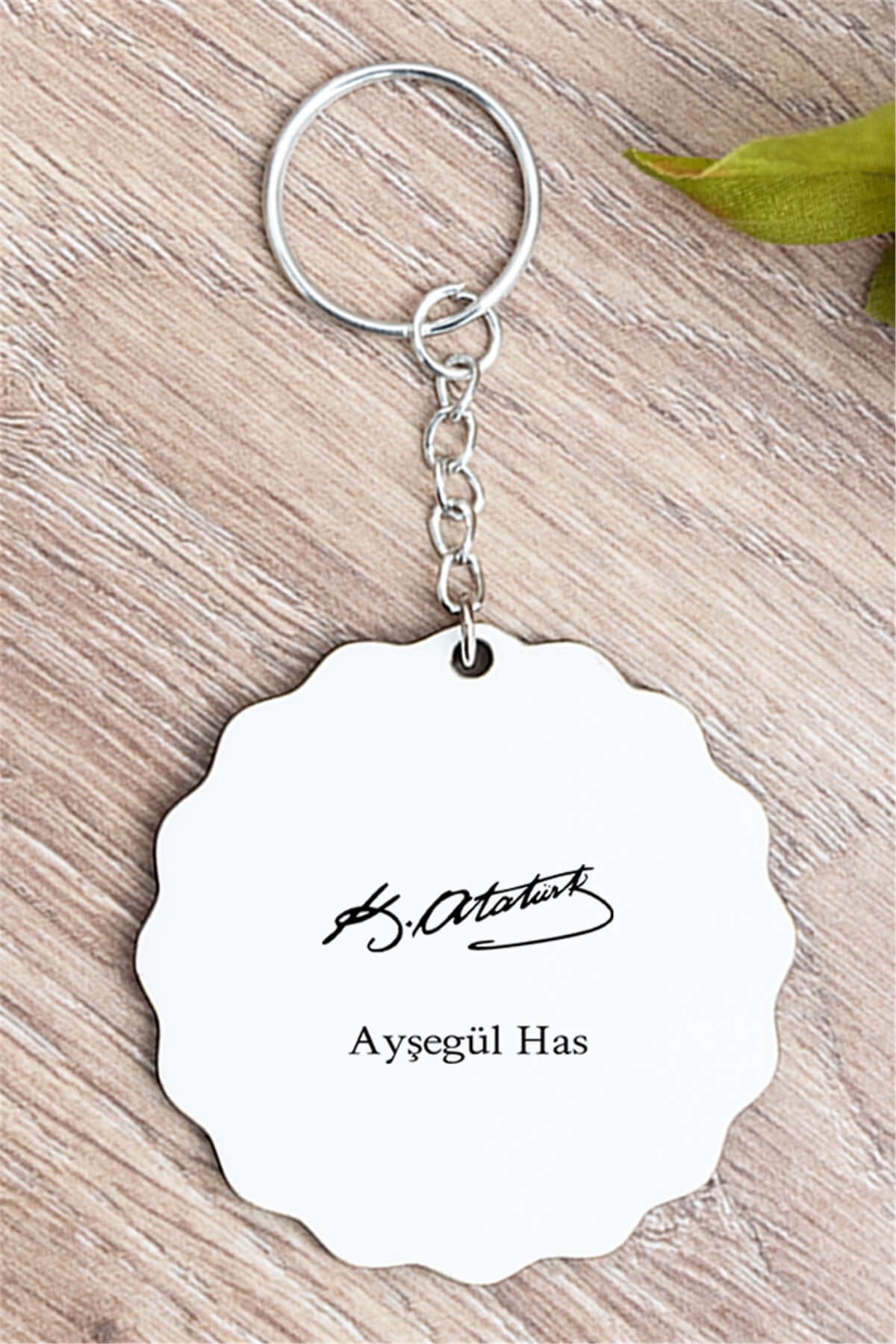 Atatürk İmzalı İsme Özel Anahtarlık
