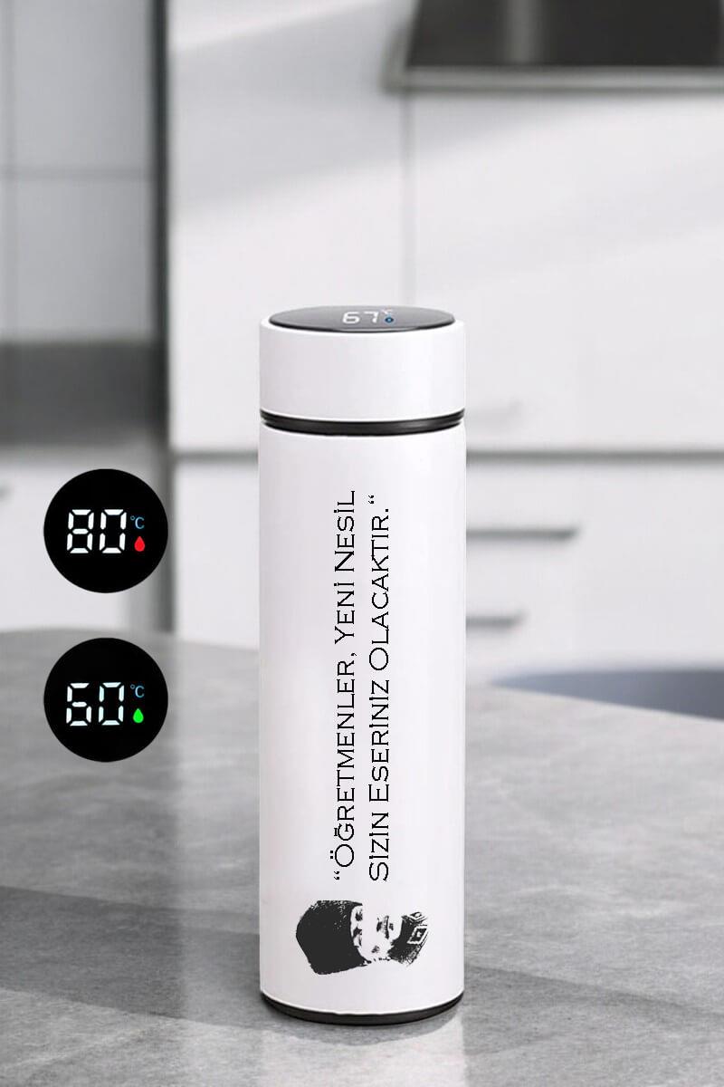 Atatürk Temalı Öğretmenler Günü Hediyesi Termos