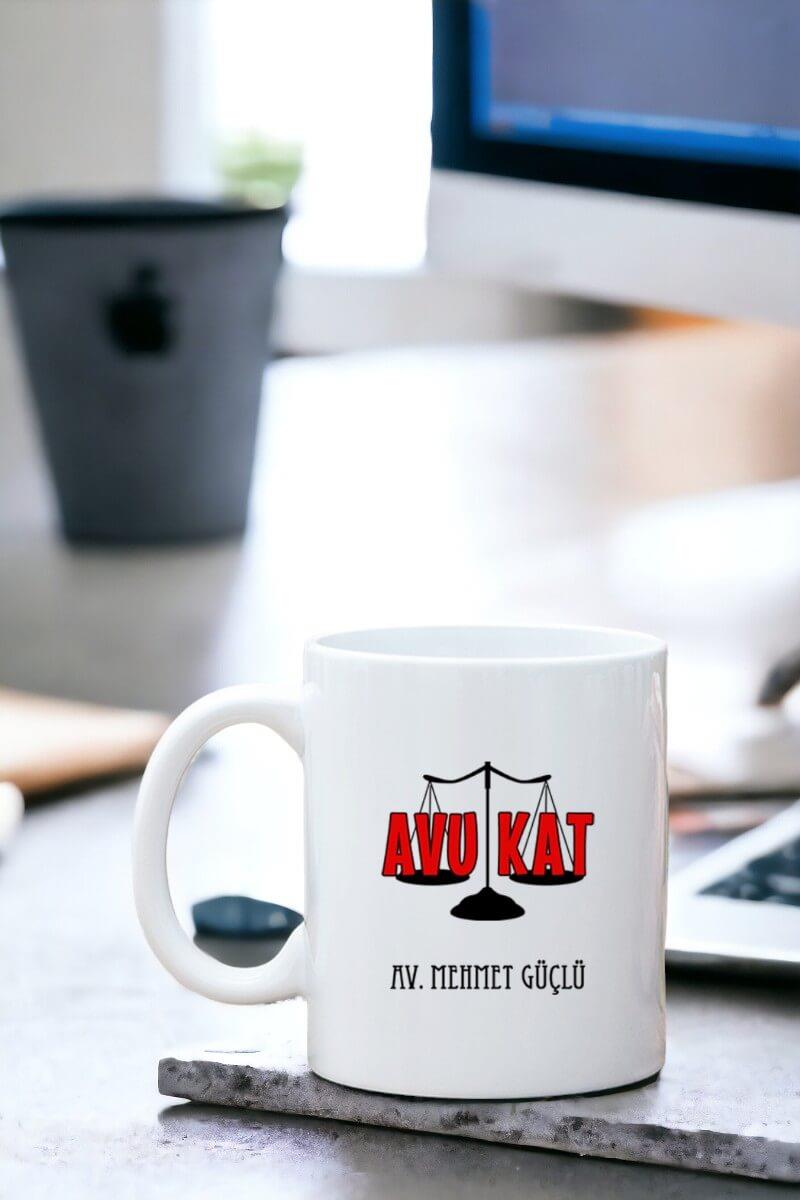 Avukata Hediye Beyaz Kupa Bardak