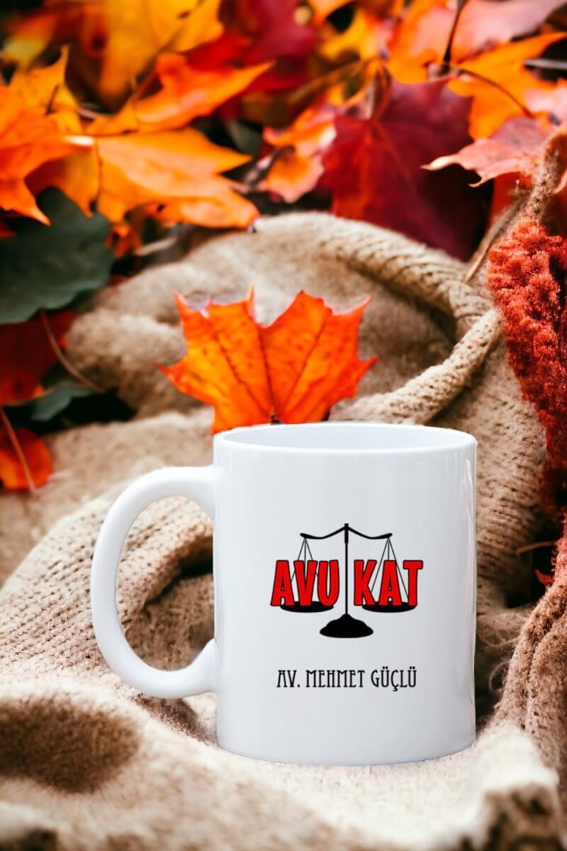 Avukata Hediye Beyaz Kupa Bardak