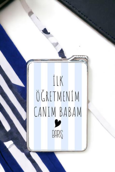 Babaya Öğretmenler Günü Hediyesi İsimli Çakmak