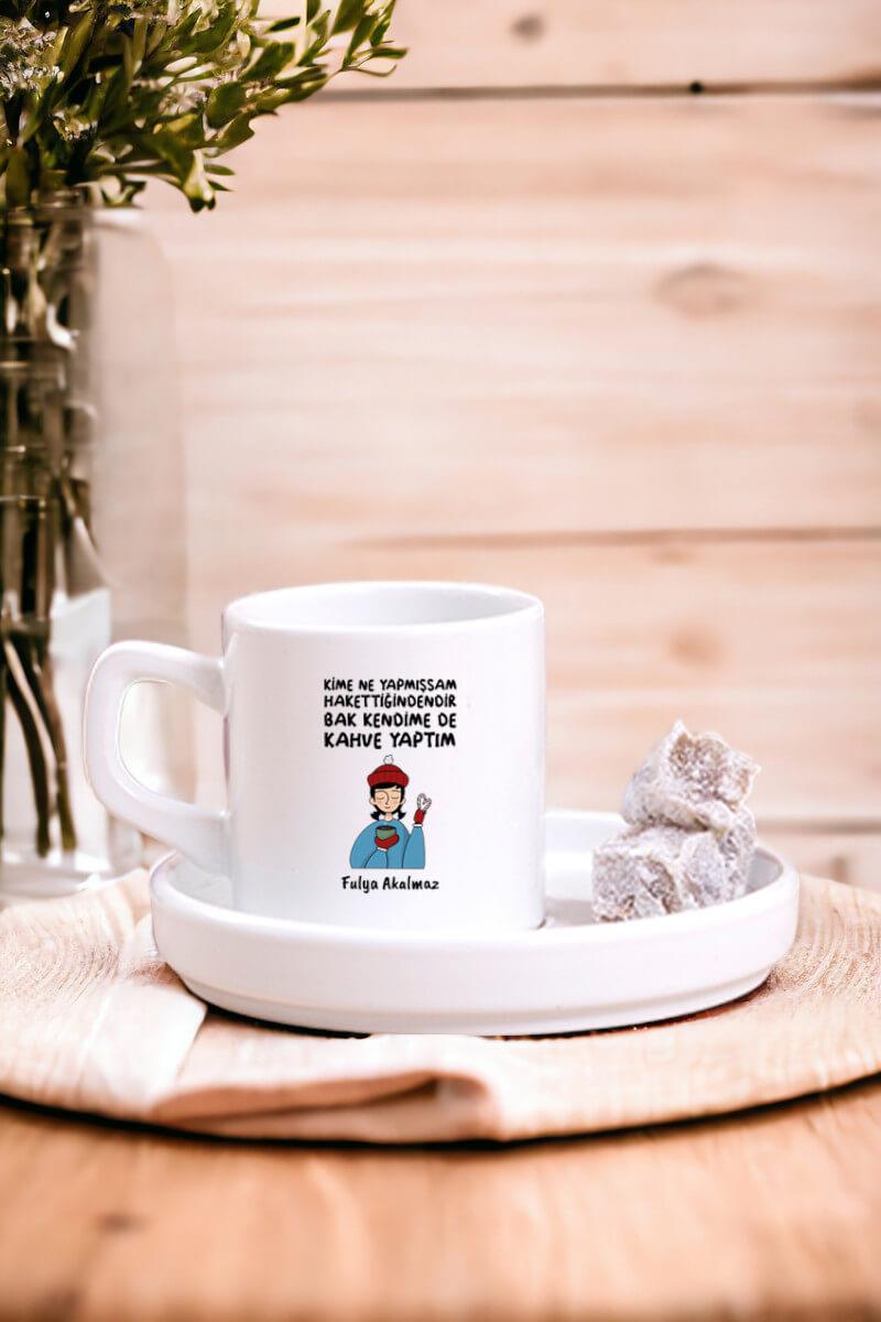 Bak Kendime De Kahve Yaptım Concept Türk Kahvesi Fincanı