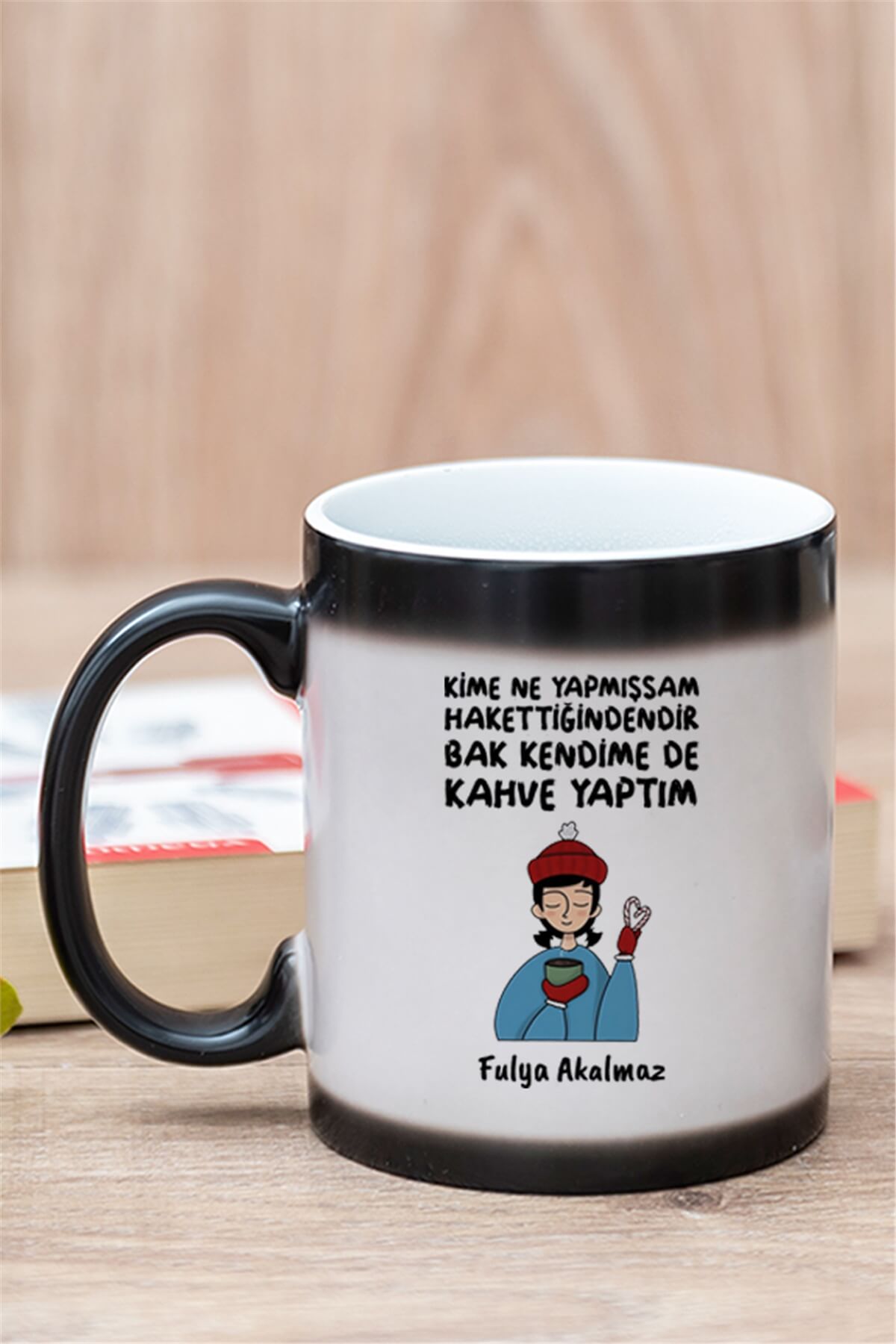 Bak Kendime De Kahve Yaptım Sihirli Kupa Bardak