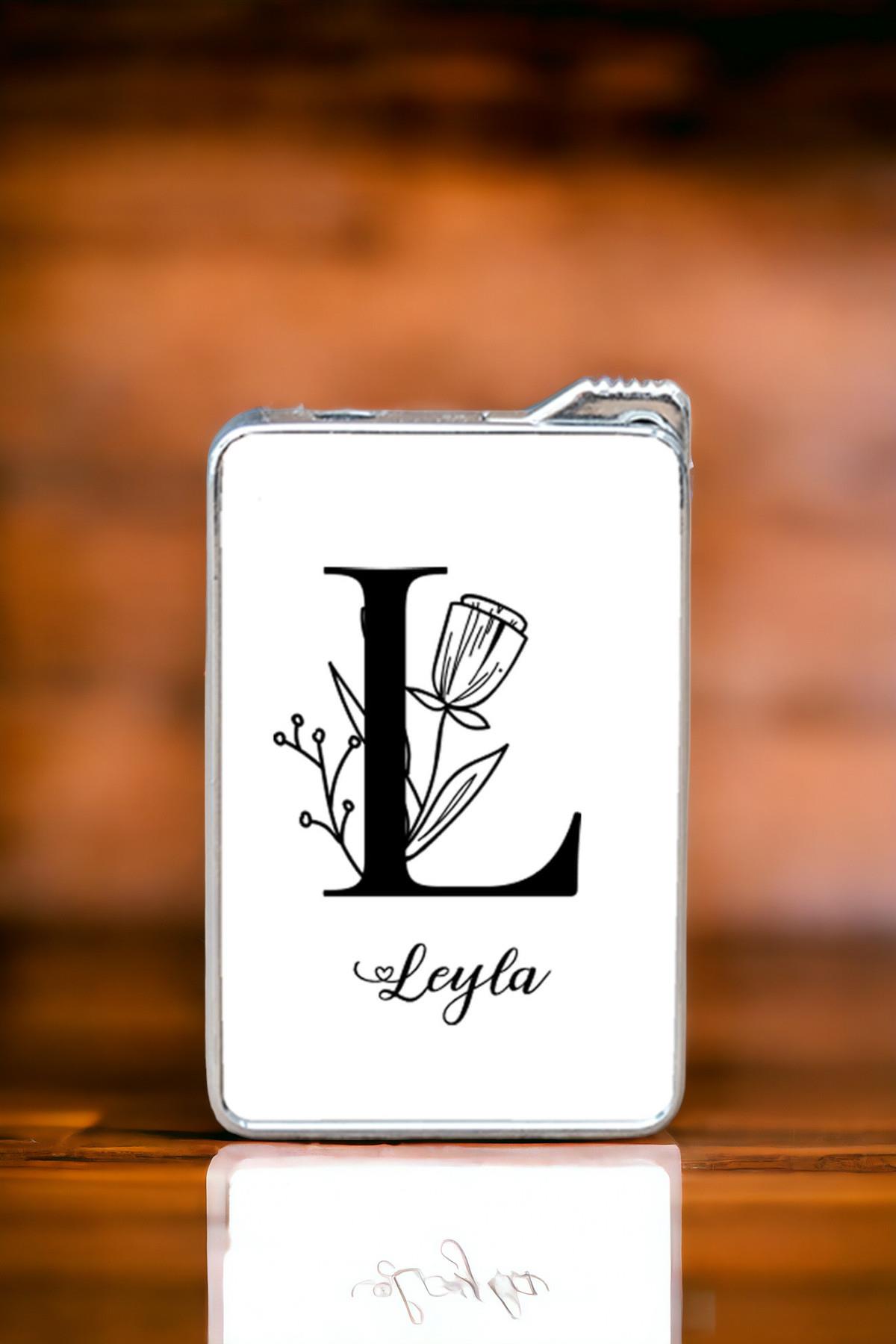 Baş Harfli Çiçek Tasarım Çakmak