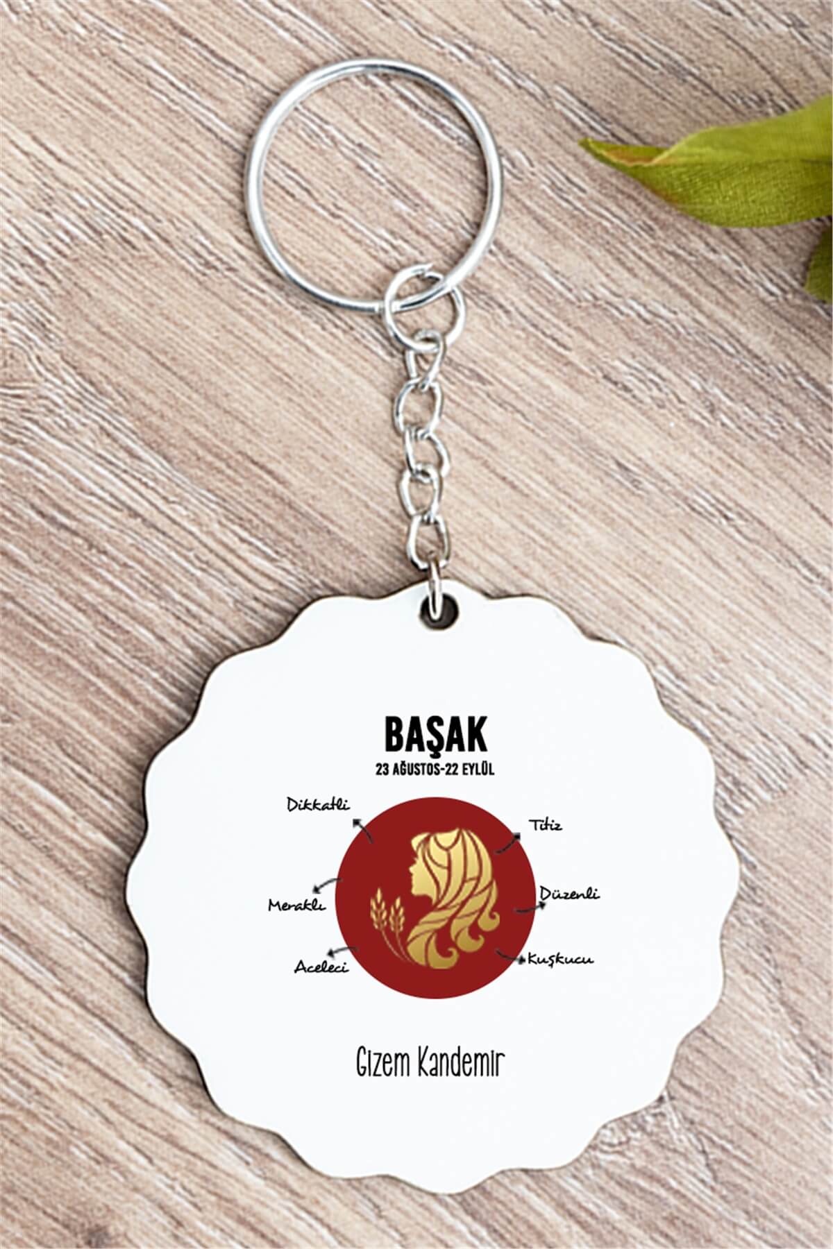 Başak Burcuna Hediye  Anahtarlık