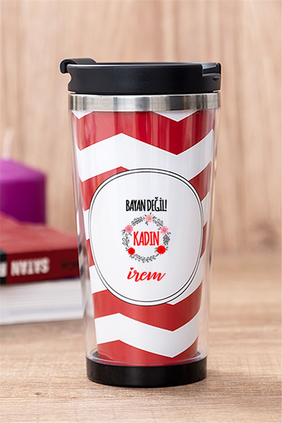 Bayan Değil Kadın Termos Bardak