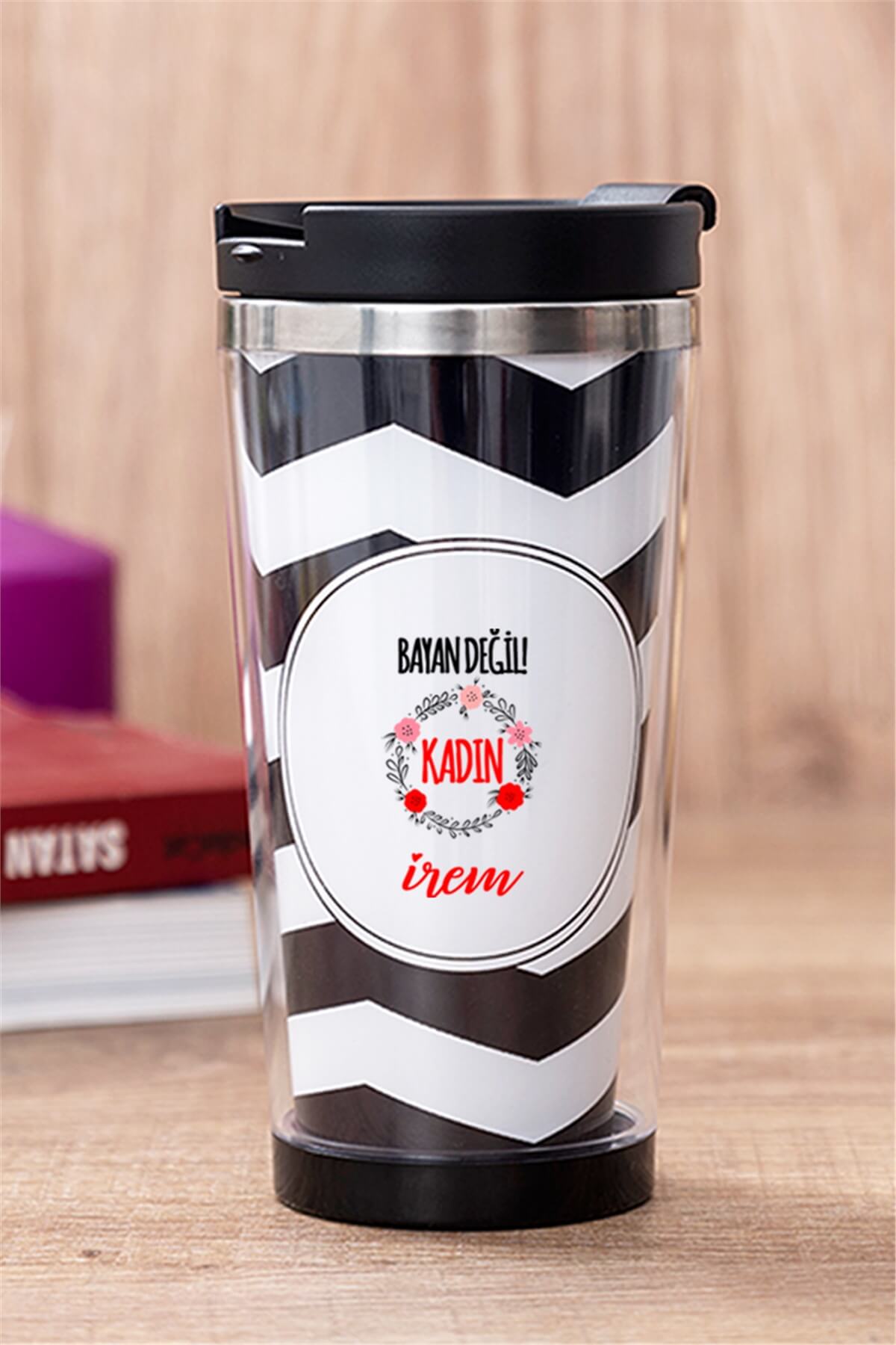 Bayan Değil Kadın Termos Bardak