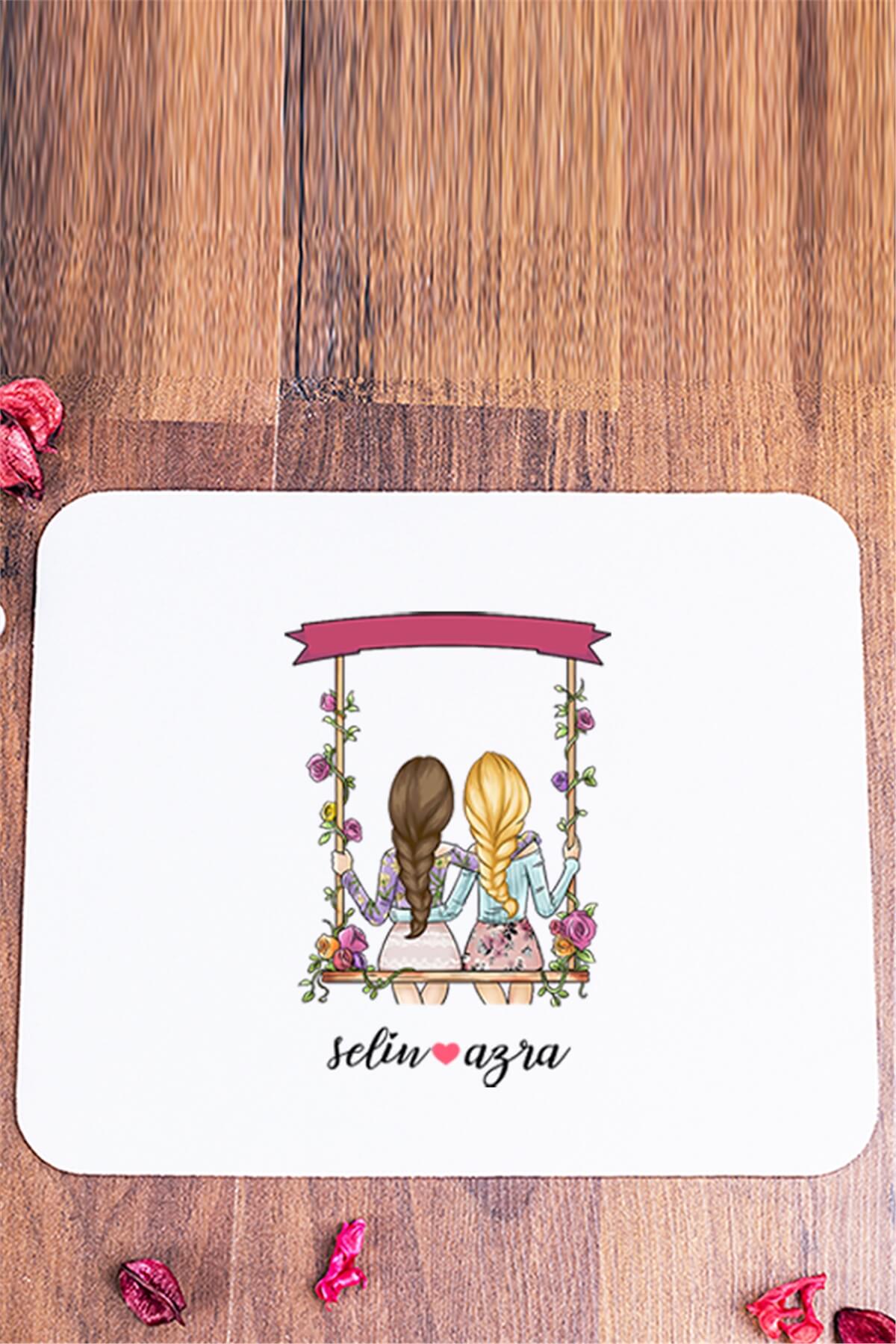 Best Friends Salıncak Tasarım Mouse Pad