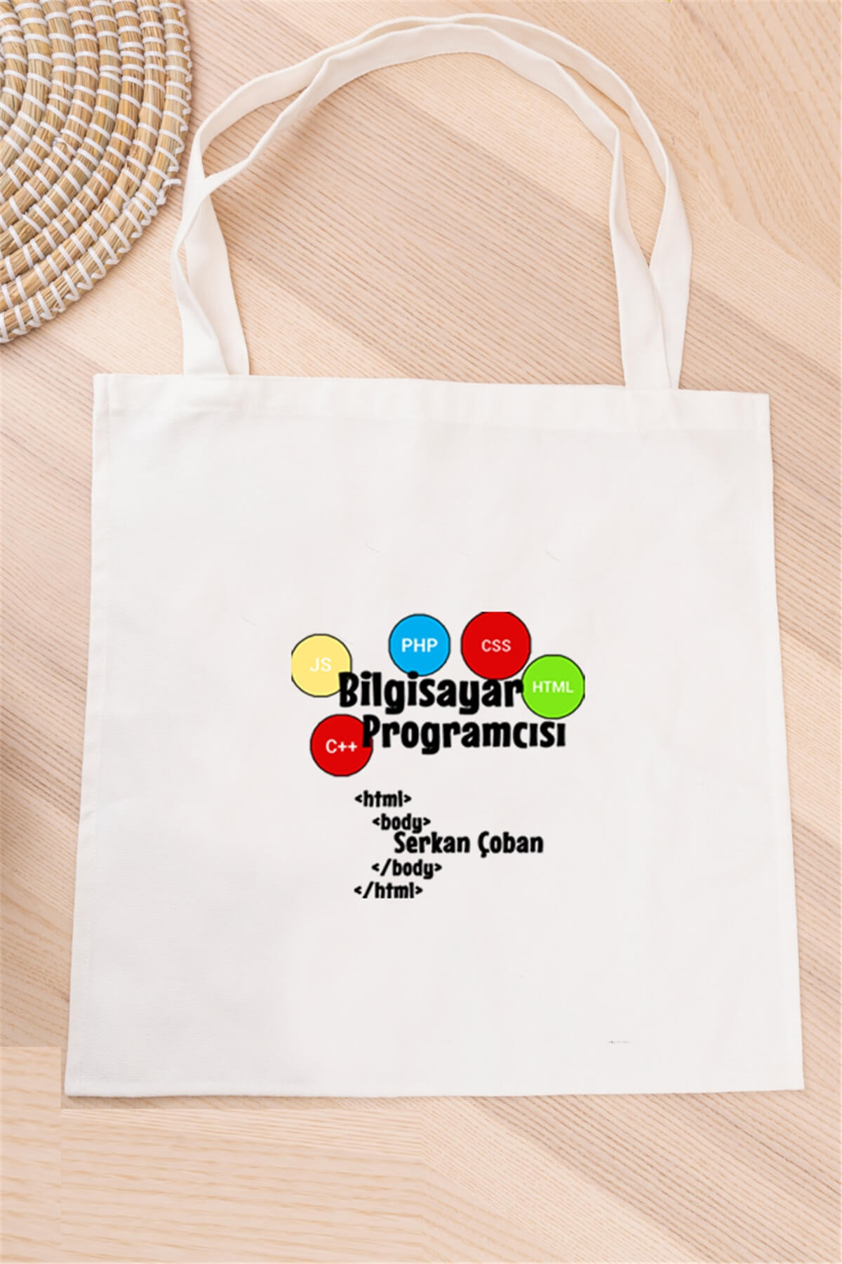 Bilgisayar Programcısı Bez Çanta