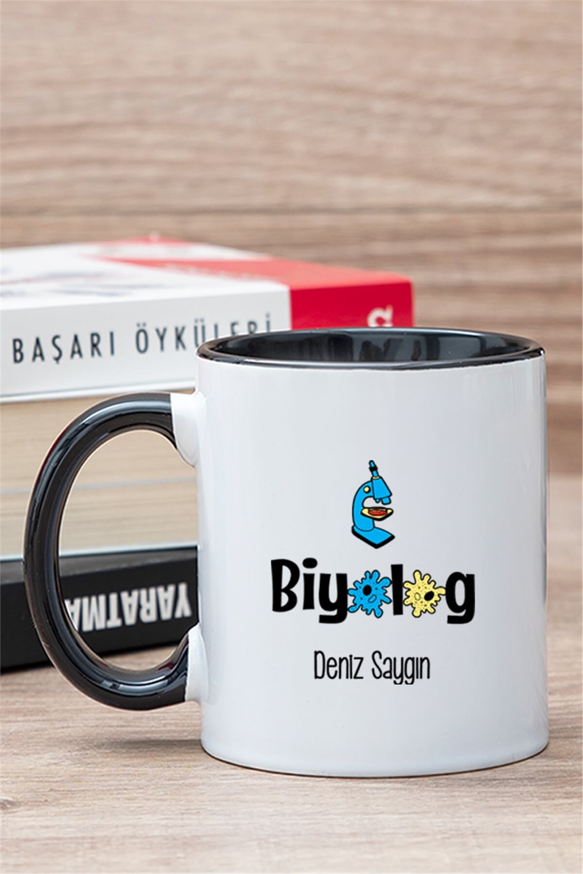 Biyolog İçi Renkli Kupa Bardak