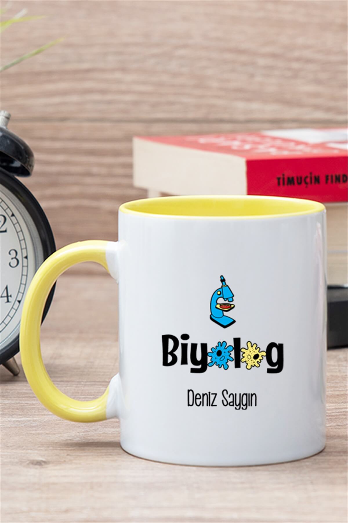 Biyolog İçi Renkli Kupa Bardak