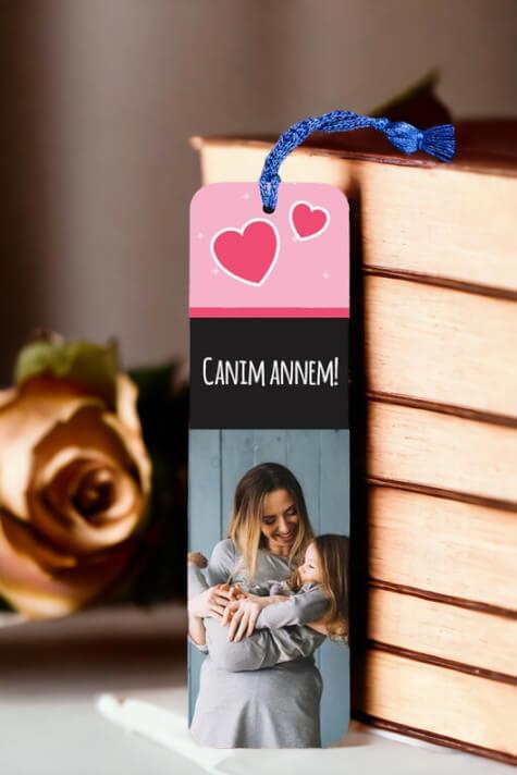 Canım Annem Fotoğraflı Kitap Ayracı