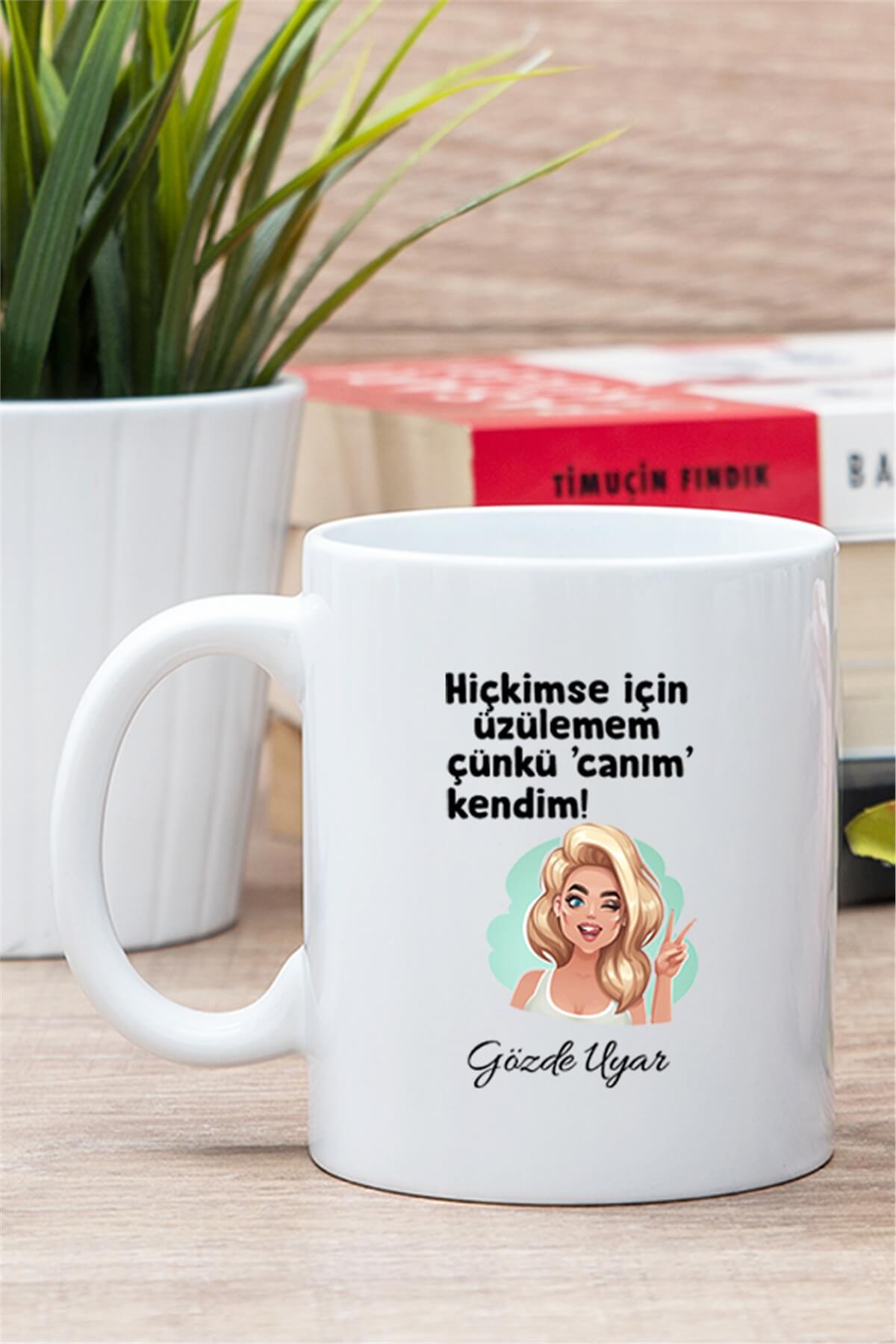 Canım Kendim Beyaz Kupa Bardak