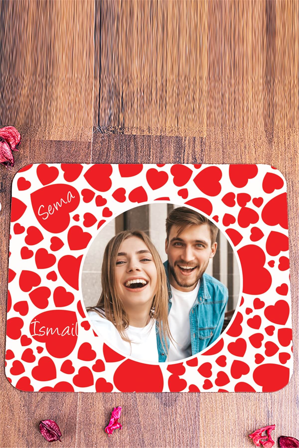 Çiftlere Özel Resimli Mouse Pad