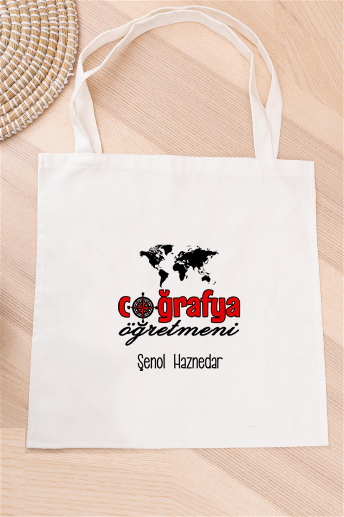 Coğrafya Öğretmeni Bez Çanta