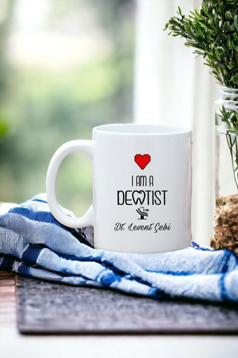 Dentist Beyaz Kupa Bardak