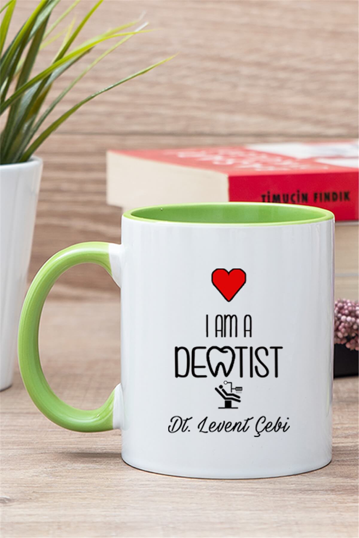 Dentist İçi Renkli Kupa Bardak