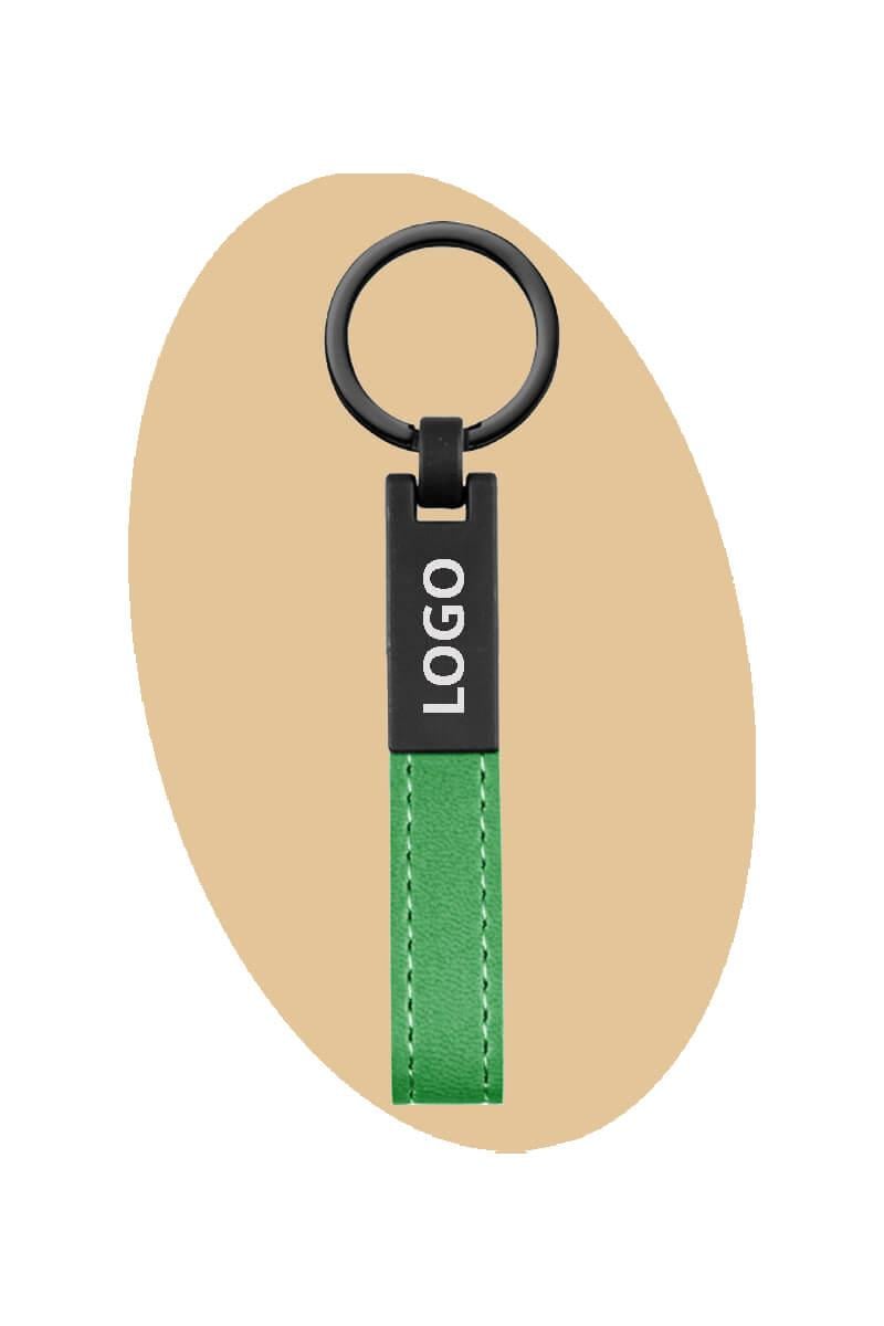 Deri Detaylı Metal Anahtarlık 5815-PETK