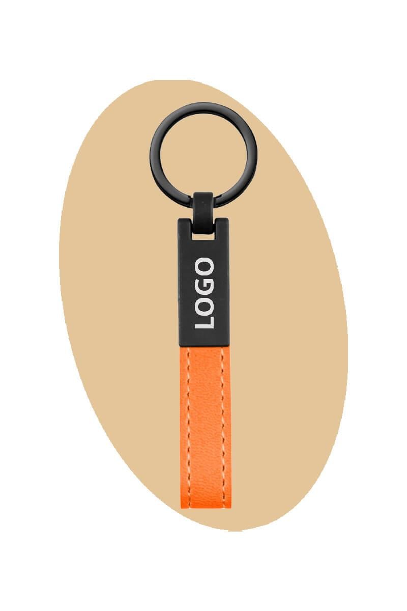 Deri Detaylı Metal Anahtarlık 5815-PETK