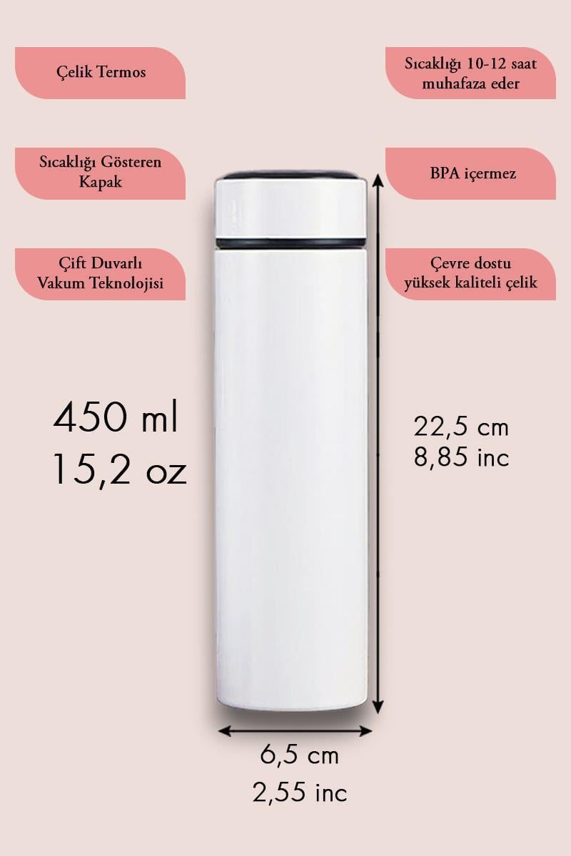 Erkek Arkadaşa Hediye İsme Özel Akıllı Termos