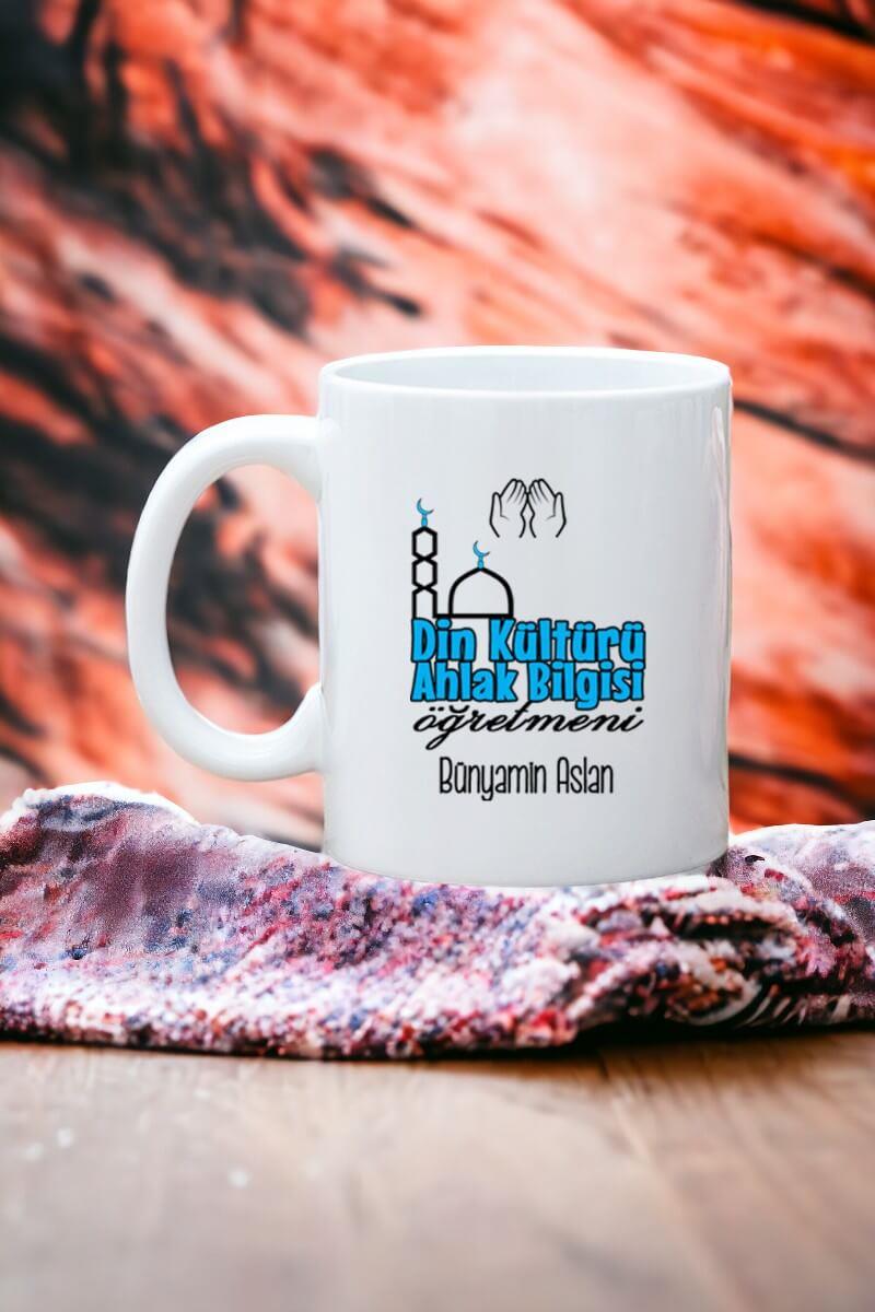 Din Kültürü ve Ahlak Bilgisi Öğretmeni Beyaz Kupa Bardak