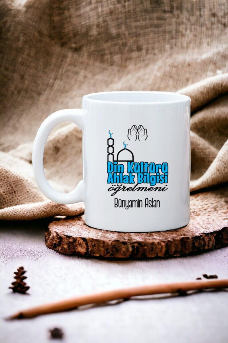 Din Kültürü ve Ahlak Bilgisi Öğretmeni Beyaz Kupa Bardak
